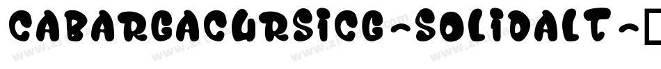 CabargaCursICG-SolidAlt字体转换