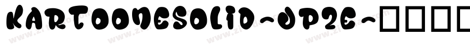 KartooneSolid-JpZE字体转换
