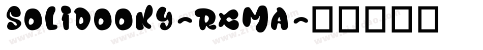 SolidOoky-rxmA字体转换