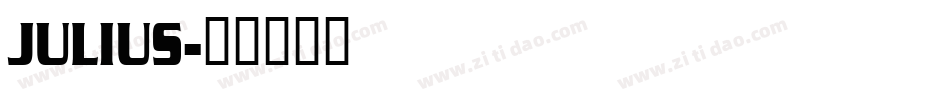 JULIUS字体转换