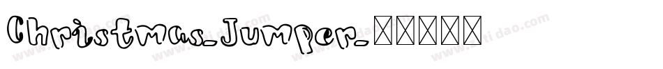 Christmas-Jumper字体转换