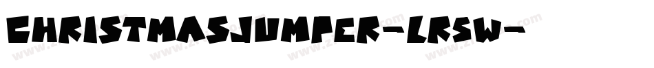 ChristmasJumper-Lr5W字体转换