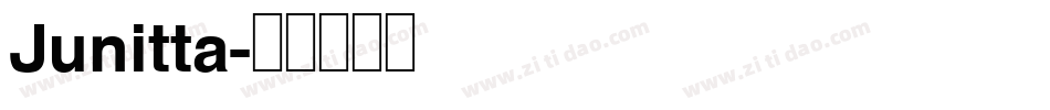 Junitta字体转换