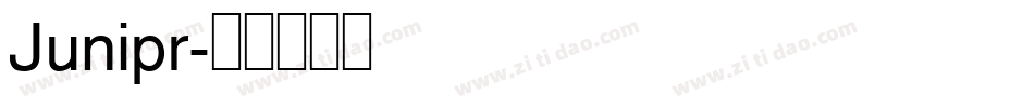 Junipr字体转换