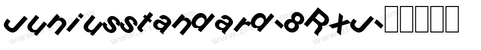 Juniusstandard-8RxJ字体转换