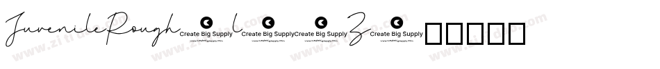JuvenileRough-l20Z字体转换