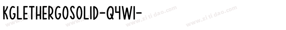 KgLetHerGoSolid-q4W1字体转换