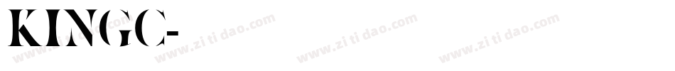 KINGC字体转换