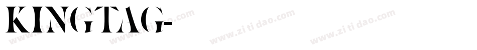 KINGTAG字体转换