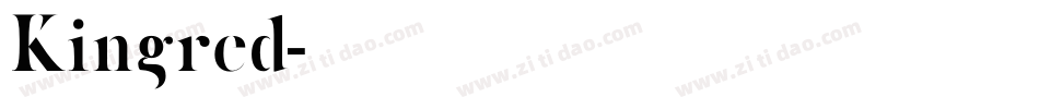Kingred字体转换