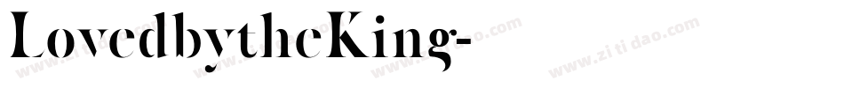 LovedbytheKing字体转换