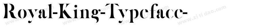 Royal-King-Typeface字体转换