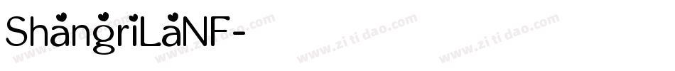 ShangriLaNF字体转换
