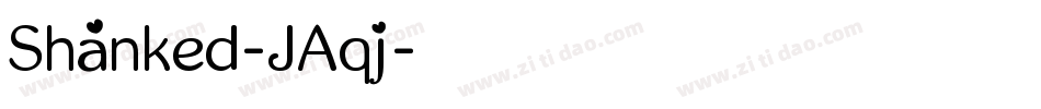 Shanked-JAqj字体转换