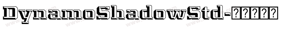 DynamoShadowStd字体转换
