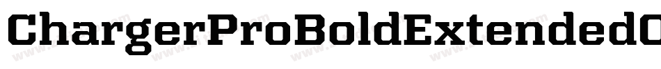 ChargerProBoldExtendedOblique-26mW字体转换