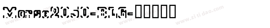 Morse2050-BLG字体转换