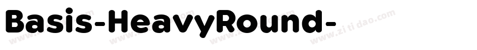 Basis-HeavyRound字体转换 Basis-HeavyRound字体转换
