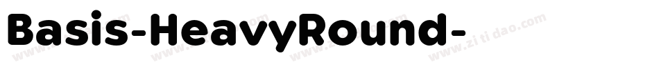 Basis-HeavyRound字体转换 Basis-HeavyRound字体转换