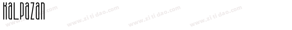 Kalpazan字体转换