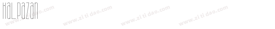 Kalpazan字体转换