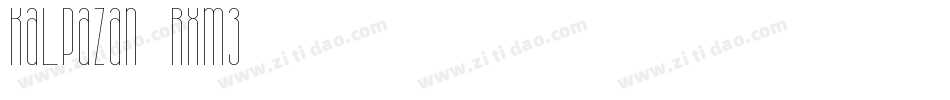 Kalpazan-Rxm3字体转换