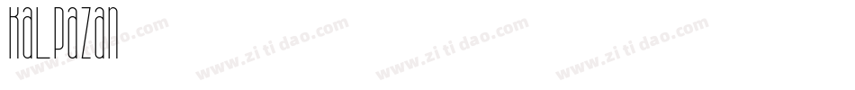 Kalpazan字体转换