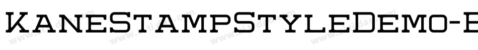 KaneStampStyleDemo-Eapqr字体转换