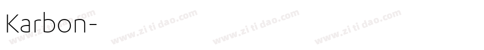 Karbon字体转换