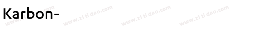 Karbon字体转换