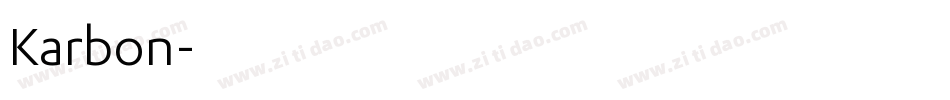 Karbon字体转换