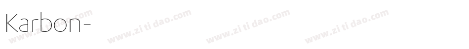 Karbon字体转换