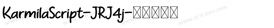 KarmilaScript-JRJ4j字体转换