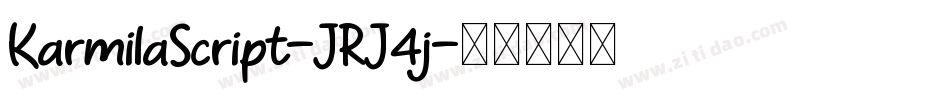 KarmilaScript-JRJ4j字体转换