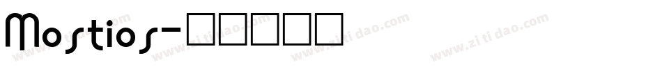 Mostios字体转换
