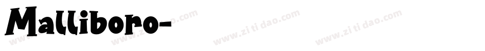 Malliboro字体转换