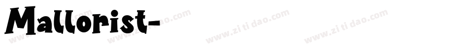 Mallorist字体转换