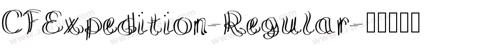 CFExpedition-Regular字体转换