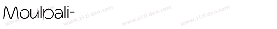 Moulpali字体转换