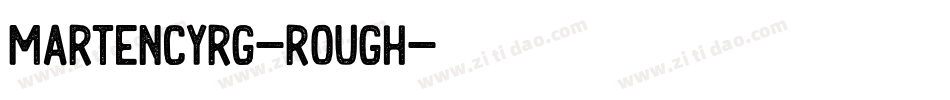 MartenCyrG-Rough字体转换 MartenCyrG-Rough字体转换