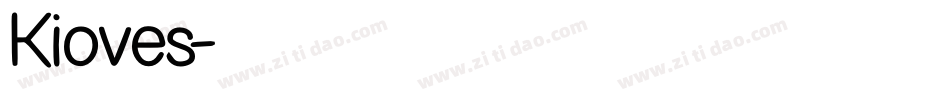 Kioves字体转换