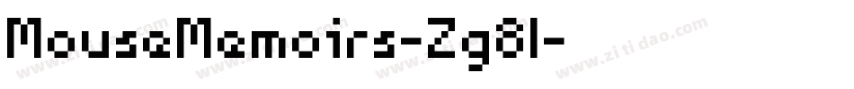 MouseMemoirs-Zg8l字体转换