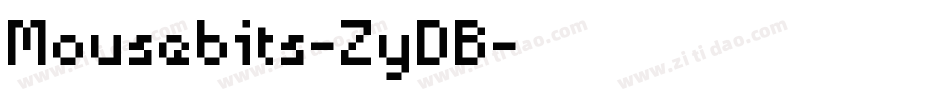 Mousebits-ZyDB字体转换