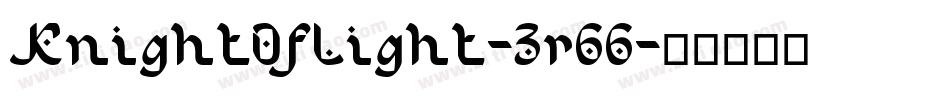 KnightOfLight-3r66字体转换