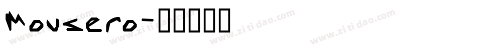 Mouser_o字体转换