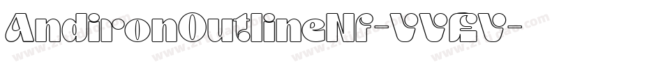 AndironOutlineNf-VVEV字体转换