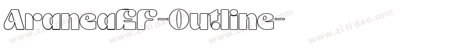 AraneaEF-Outline字体转换