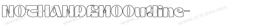 NOTHANDEMOOutline字体转换