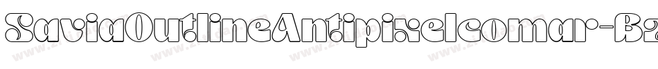 SaviaOutlineAntipixelcomar-Bz5d字体转换 SaviaOutlineAntipixelcomar-Bz5d字体转换