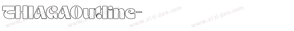 THIAGAOutline字体转换